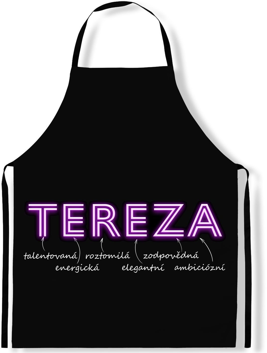 IMPAR Zástěra Ženská jména Neon, Tereza