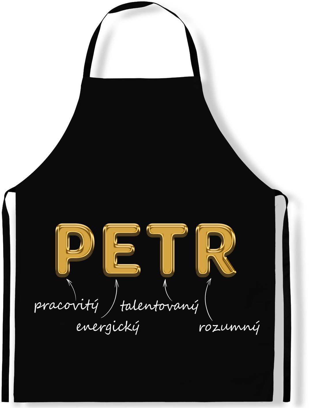 IMPAR Zástěra Mužská jména Gold, Petr
