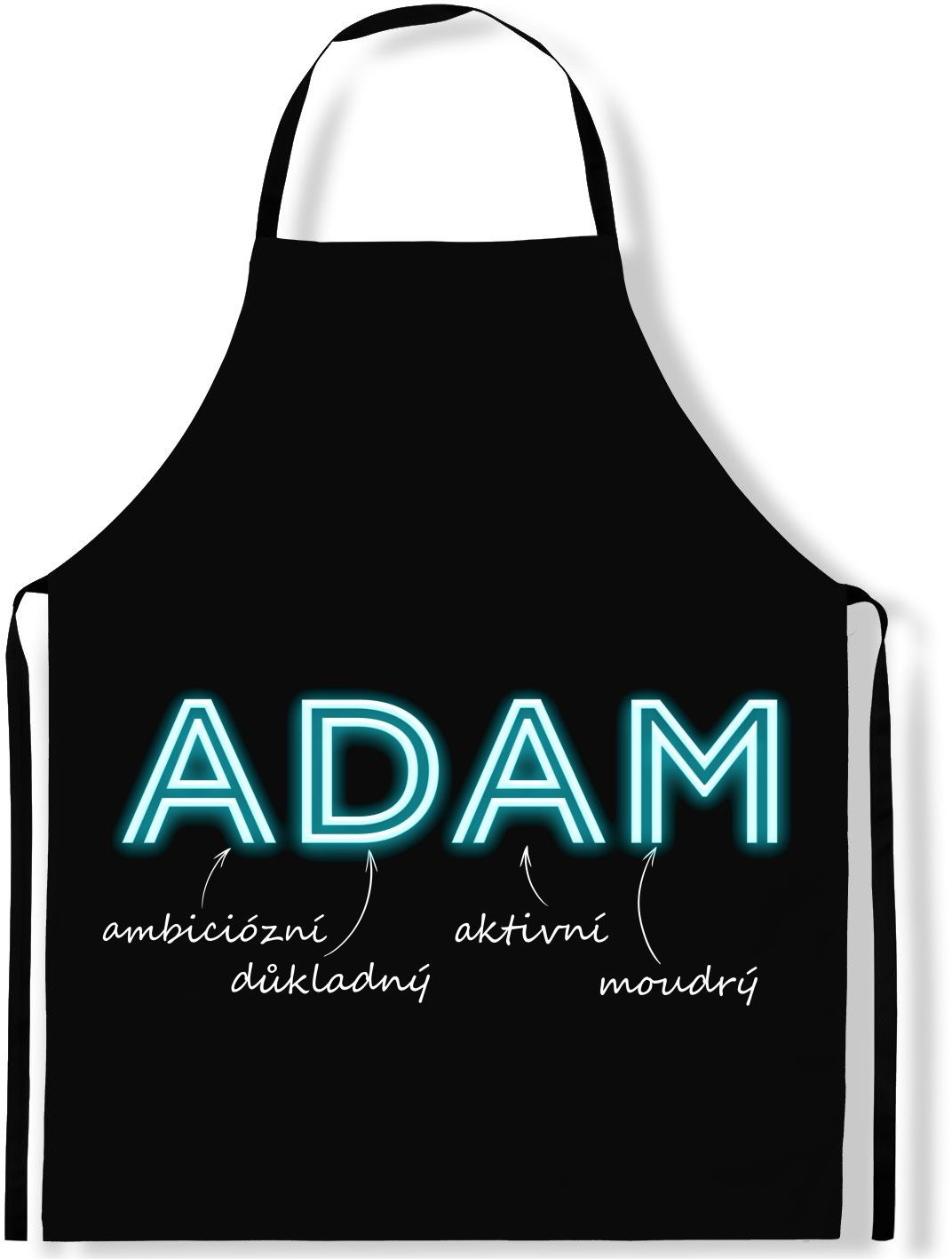 IMPAR Zástěra Mužská jména Neon, Adam