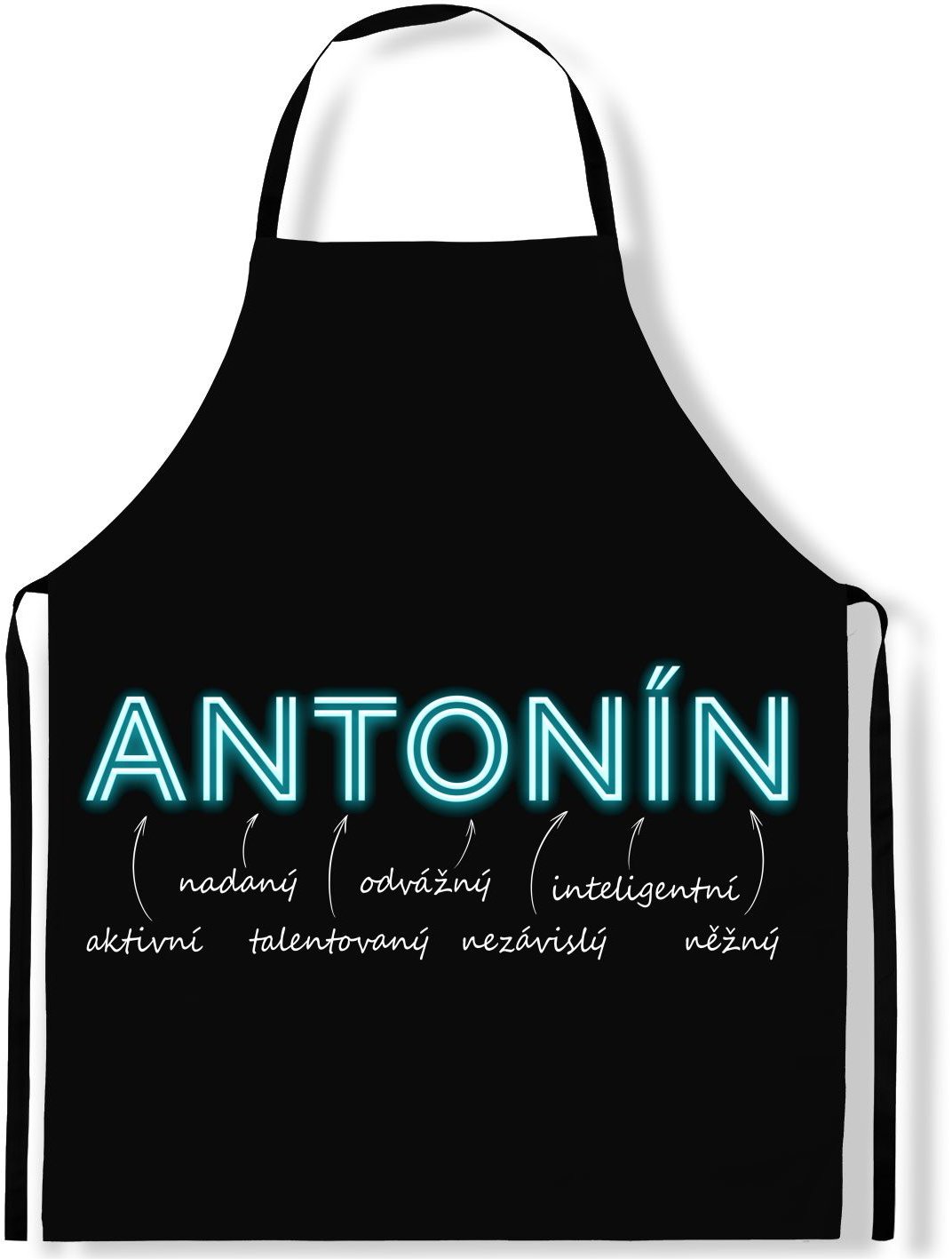 IMPAR Zástěra Mužská jména Neon, Antonín