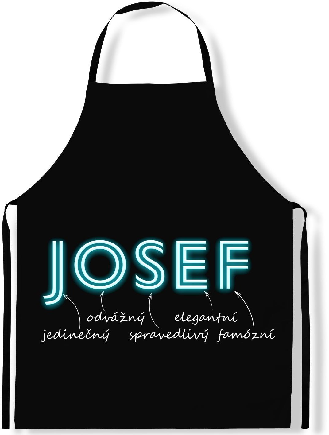 IMPAR Zástěra Mužská jména Neon, Josef
