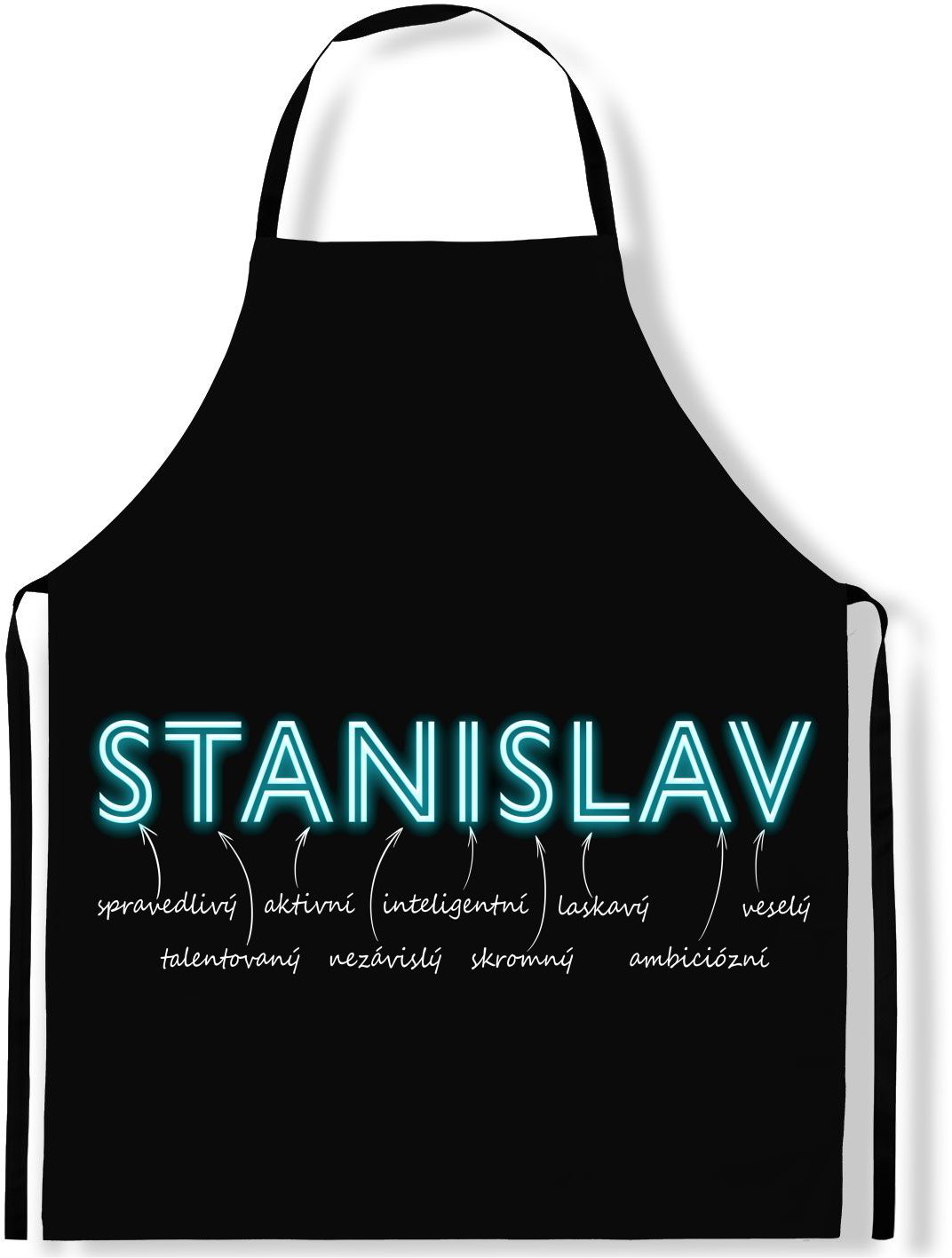IMPAR Zástěra Mužská jména Neon, Stanislav