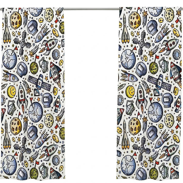 IMPAR Závěsy, 140 × 250 cm, space