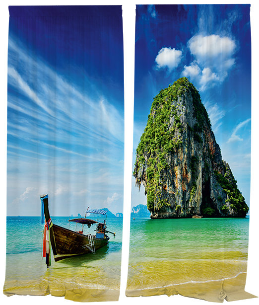 IMPAR Závěsy Thailand,140 × 250 cm
