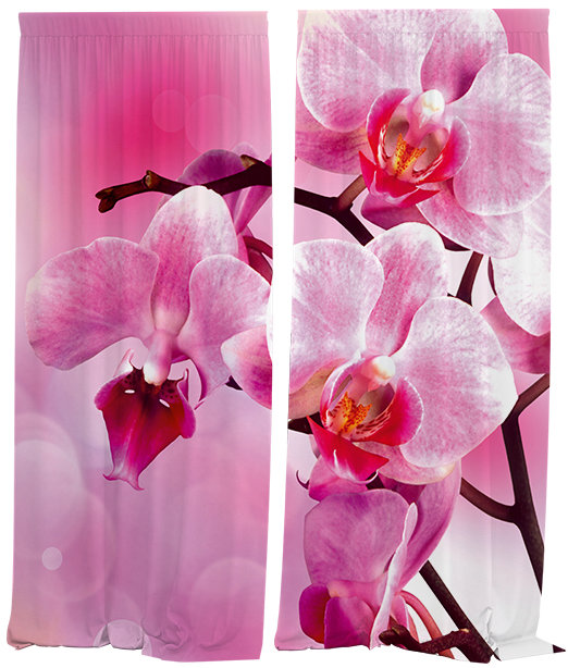 IMPAR Závěsy Orchidej,140 × 250 cm