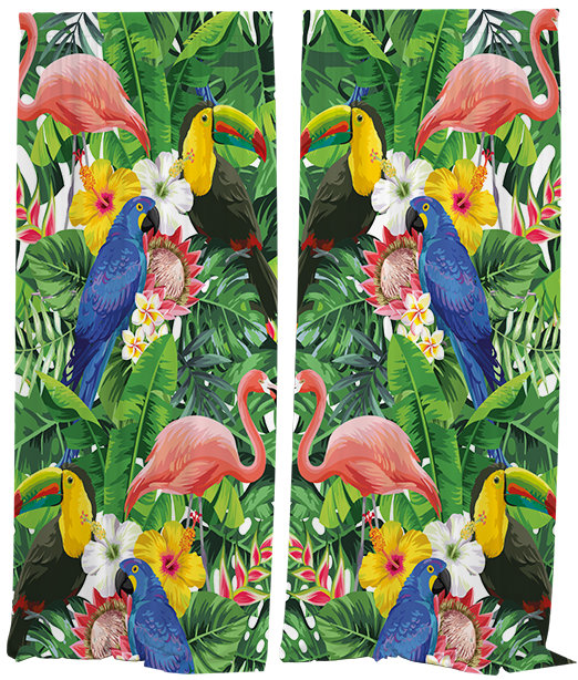 IMPAR Závěsy Tropical,140 × 250 cm