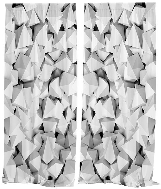 IMPAR Závěsy Octahedron,140 × 250 cm