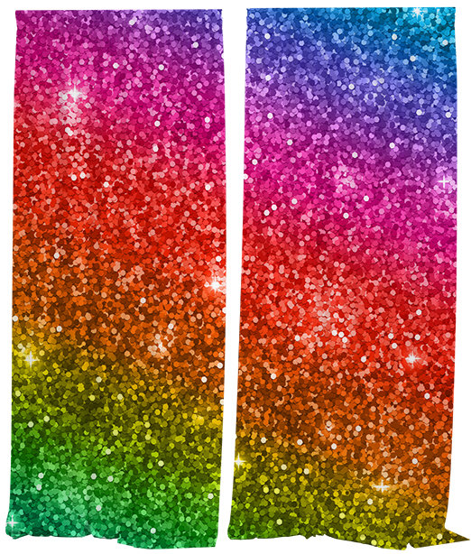 IMPAR Závěsy Třpytky,140 × 250 cm