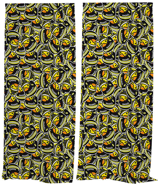 IMPAR Závěsy Hasičské kačenky,140 × 250 cm