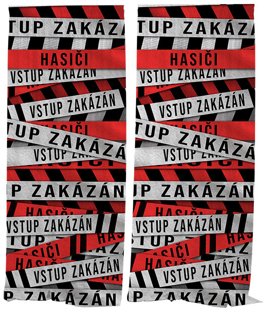 IMPAR Závěsy Hasiči,vstup zakázán,140 × 250 cm