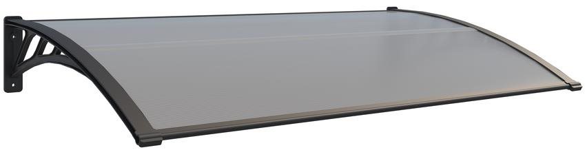 IWHome Vchodová stříška ARTEMIS B-C 80×150cm IWH-10250003