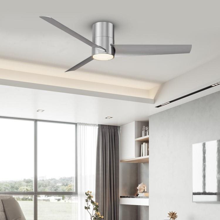 IMMAX NEO LITE FRESH Smart LED stropní svítidlo s ventilátorem 18W/40W Tuya WiFi stříbrné