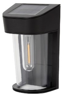 IMMAX TINY Venkovní solární nástěnné LED osvětlení se světelným senzorem