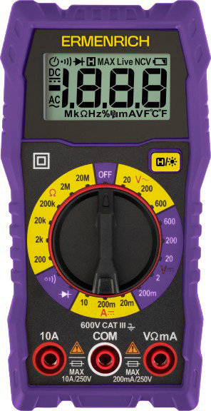 ERMENRICH Digitální multimetr Zing TC07