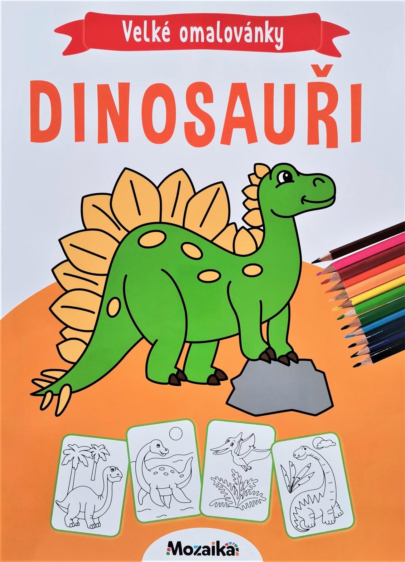 Dinosauři Velké omalovánky