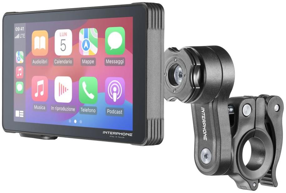 Interphone displej RideSync 55 – Zrcadlení na motorku