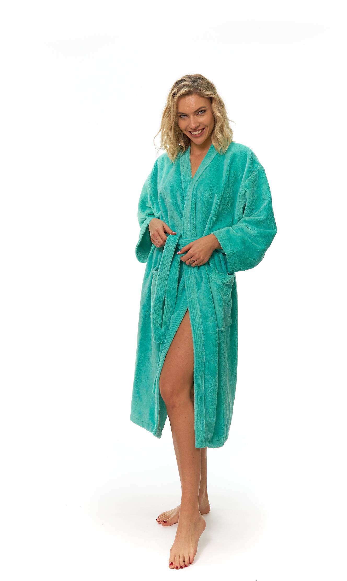 Interkontakt Dámský župan kimono Pool Blue M