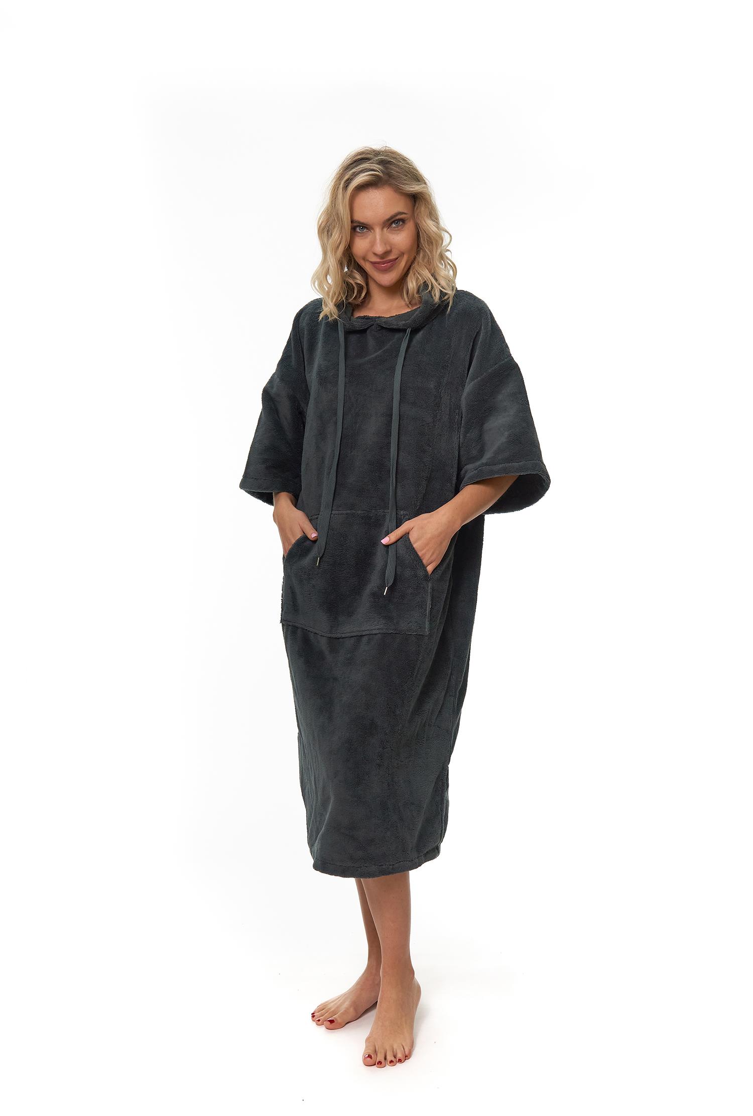 Interkontakt Surfové pončo, 70 × 110 cm, Cool Gray
