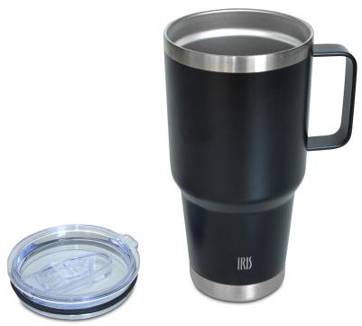 Iris Barcelona Tumbler s rukojetí 850 ml, černý
