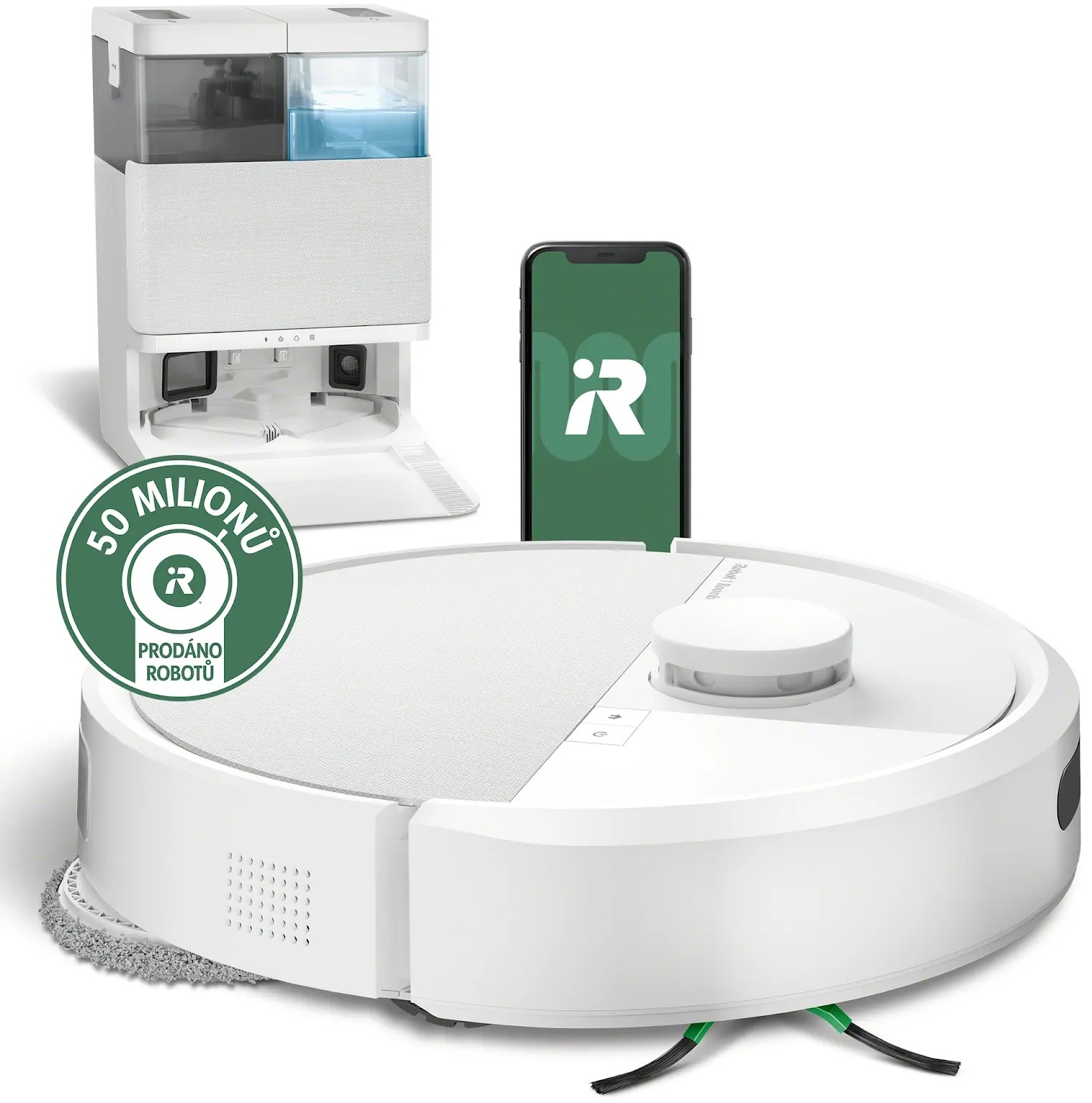 iRobot Roomba Plus 405 Combo + AutoWash dock White