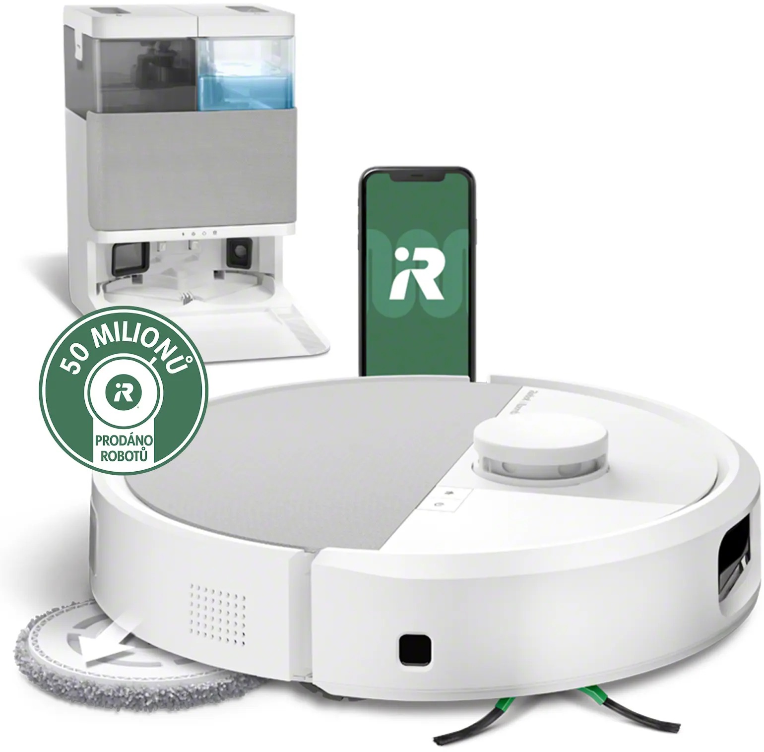 iRobot Roomba Plus 505 Combo + AutoWash dock White