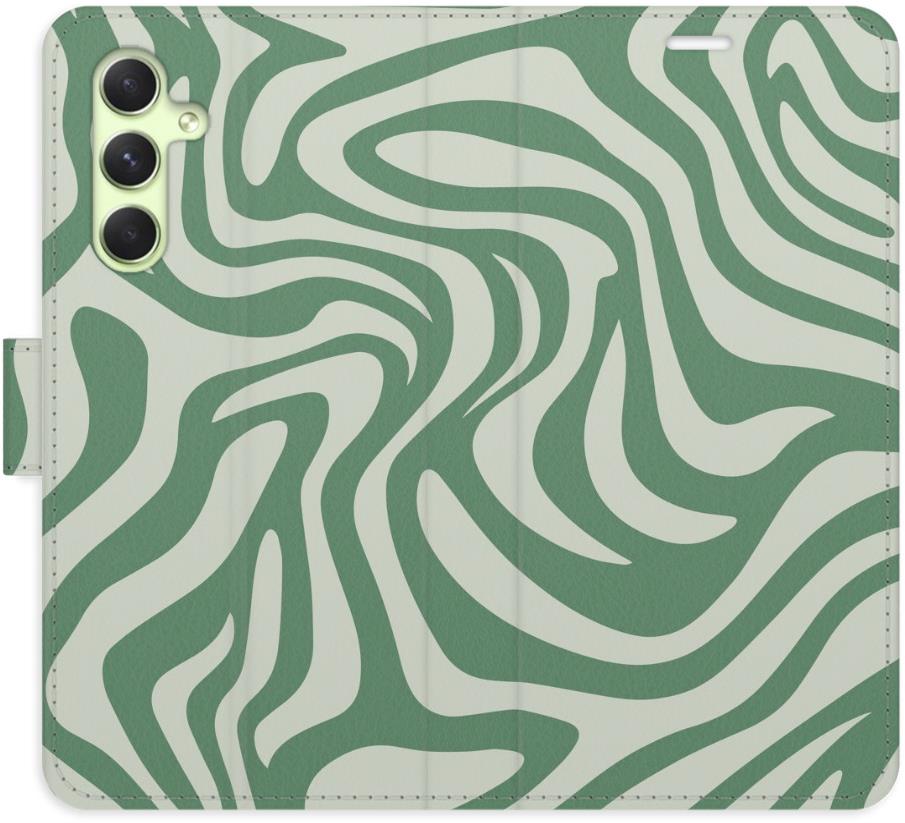 iSaprio Flip pouzdro Zebra Green 02 pro Samsung Galaxy A54 5G