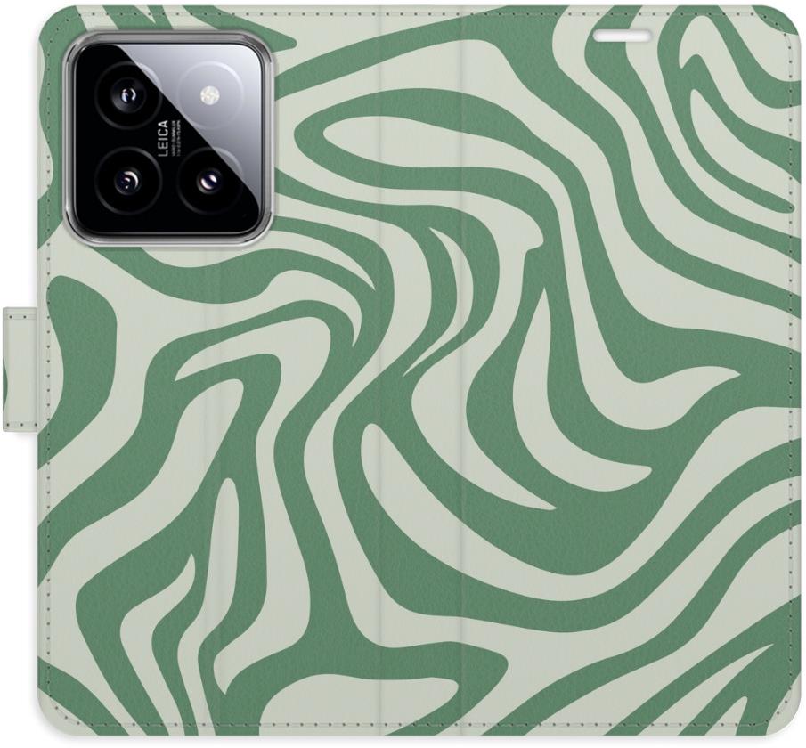 iSaprio Flip pouzdro Zebra Green 02 pro Xiaomi 14