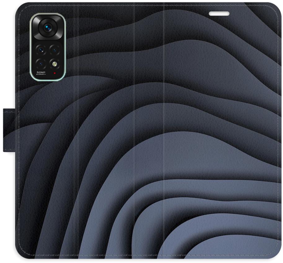 iSaprio Flip pouzdro Dark Waves pro Xiaomi Redmi Note 11 / Note 11S