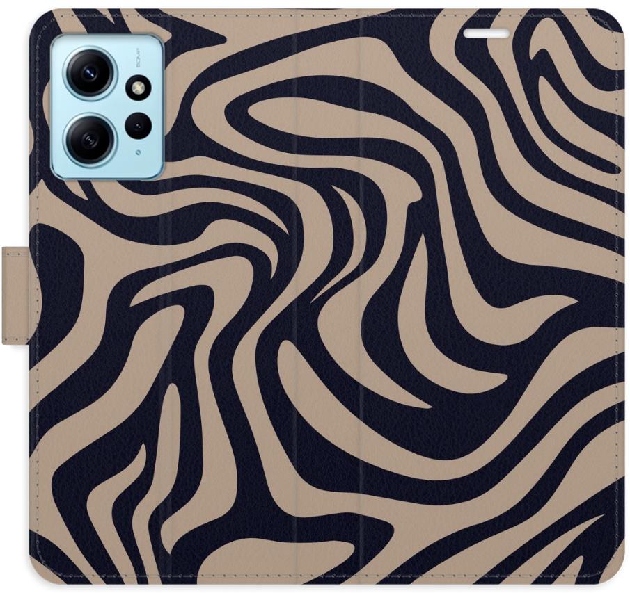 iSaprio Flip pouzdro Zebra Black 02 pro Xiaomi Redmi Note 12 5G