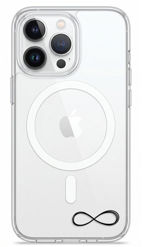 iSaprio Pure MagSafe pouzdro čiré - Infinity II pro iPhone 14 Pro Max