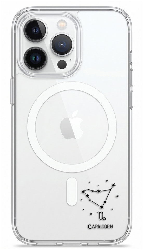 iSaprio Pure MagSafe pouzdro čiré - Kozoroh II pro iPhone 14 Pro Max