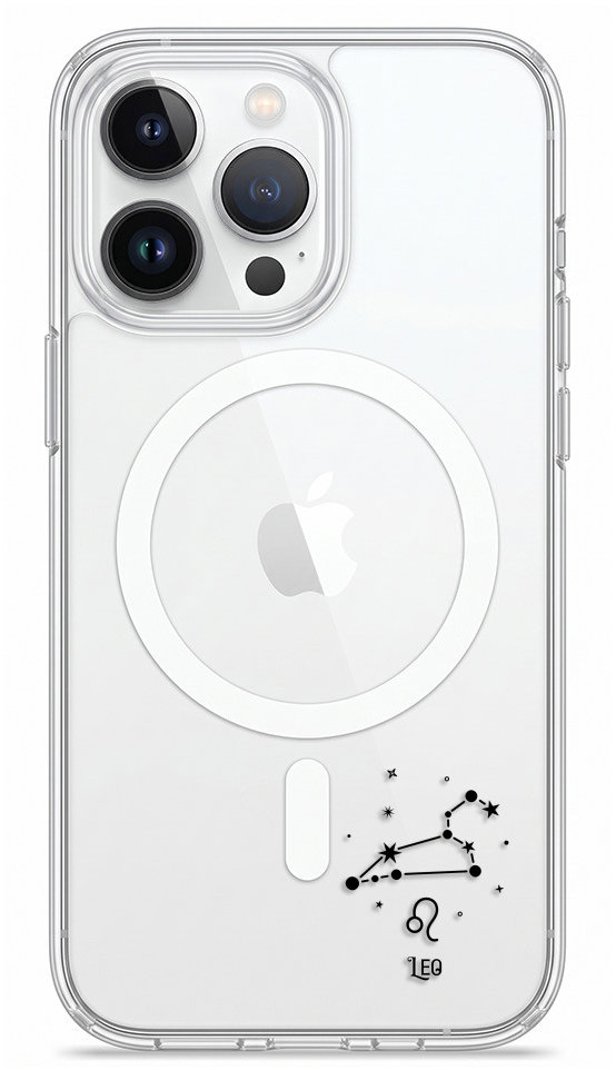 iSaprio Pure MagSafe pouzdro čiré - Lev II pro iPhone 14 Pro Max