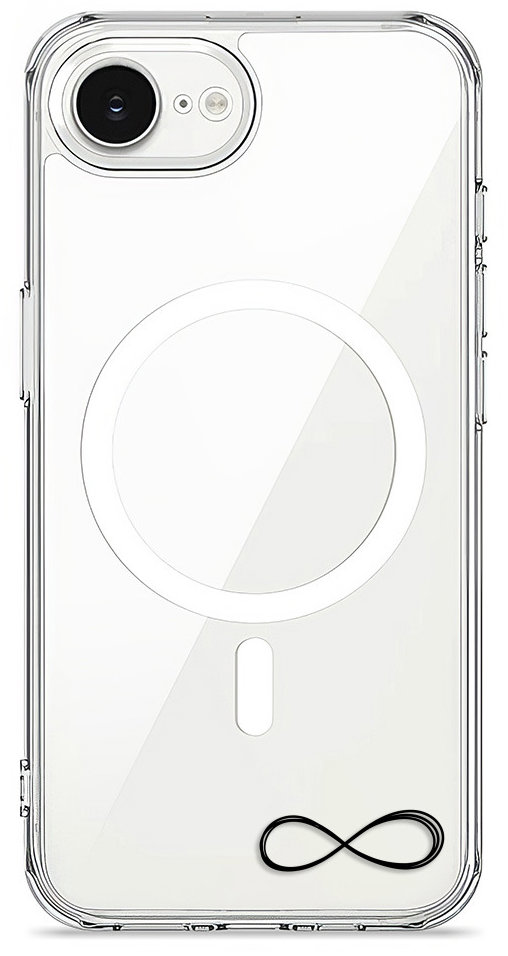 iSaprio Pure MagSafe pouzdro čiré - Infinity II pro iPhone 16e / 17e