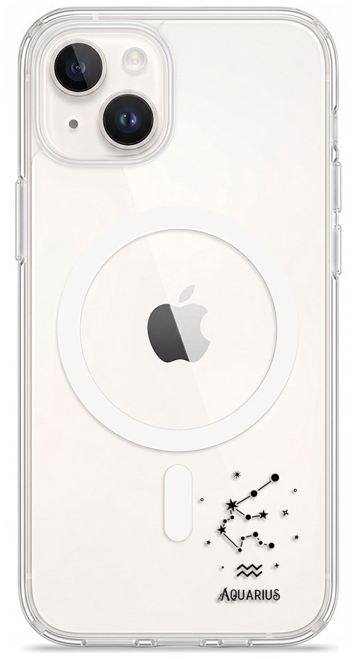 iSaprio Pure MagSafe pouzdro čiré - Vodnář II pro iPhone 13 mini