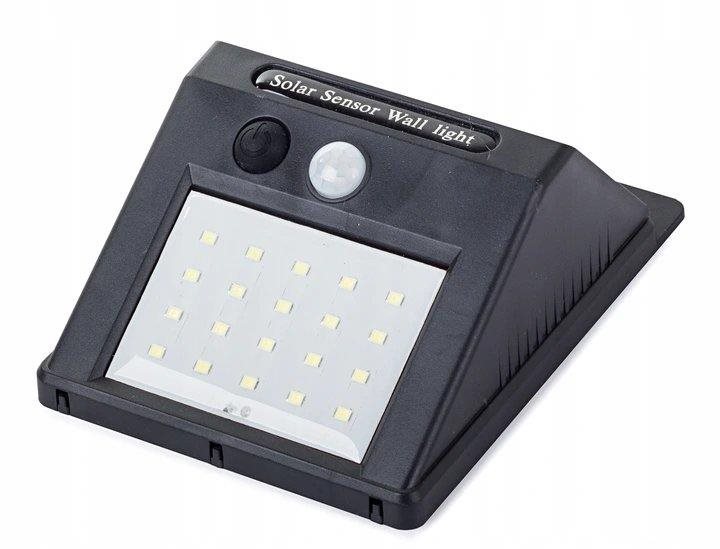 Verk 01376 Solární venkovní 20 LED SMD osvětlení s pohybovým senzorem