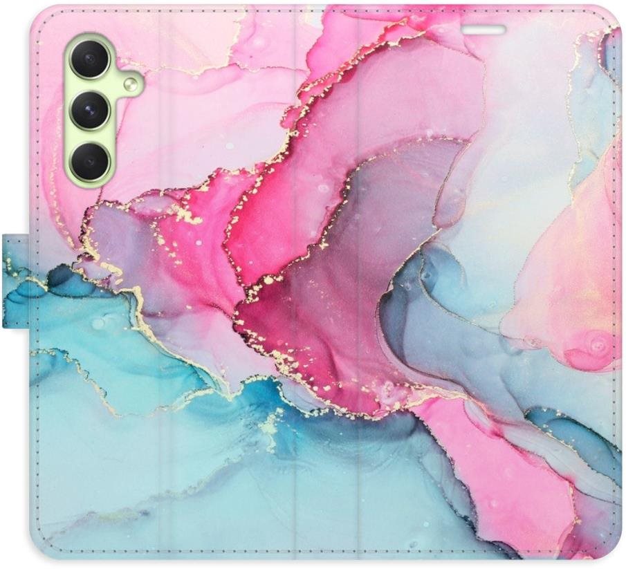 iSaprio flip pouzdro PinkBlue Marble pro Samsung Galaxy A54 5G