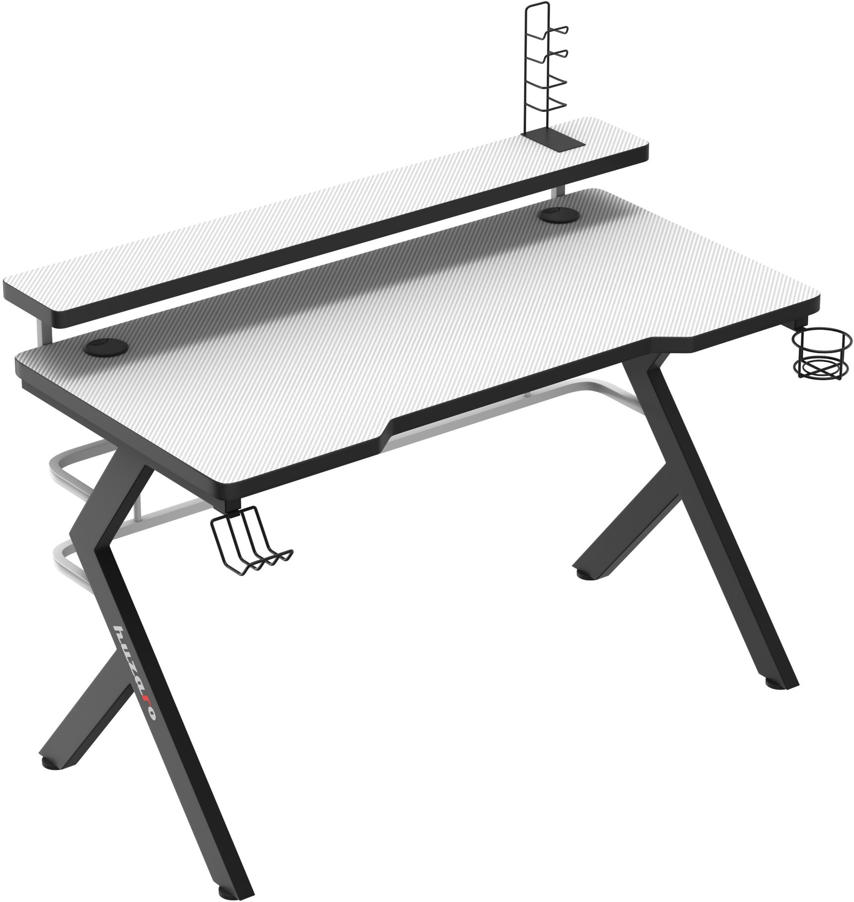 Huzaro Hero 5.0 bílý herní stůl