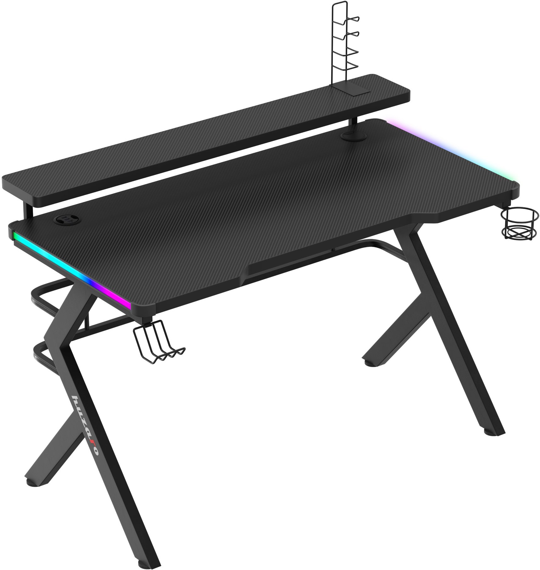 Herní stůl Huzaro Hero 5.0 RGB s osvětlením