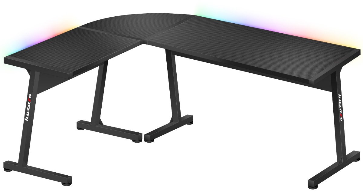 Herní stůl Huzaro Hero 6.0 RGB v černé barvě