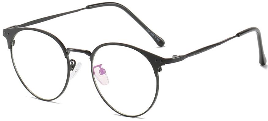 VeyRey Brýle blokující modré světlo oválné Gouro černá