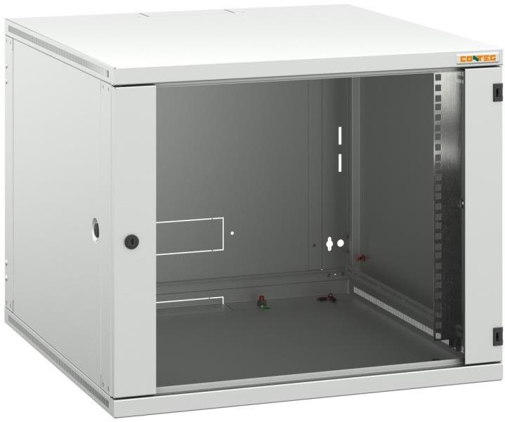 Conteg RUN-09-60/40 - 19" nástěnný rozvaděč 9U, 600 × 400 mm šedý