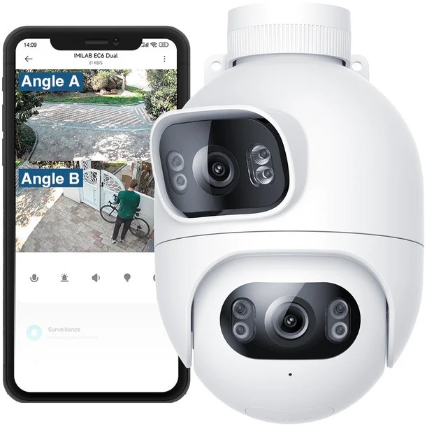 IMILAB EC6 Dual 2K+2K IP kamera s vysokým rozlišením