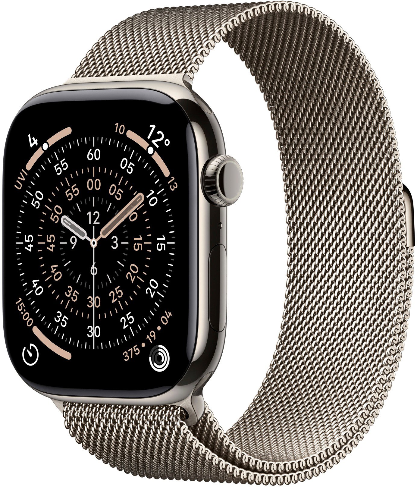 Apple Watch Series 11 Cellular 42mm Přírodní titan s přírodním milánským tahem