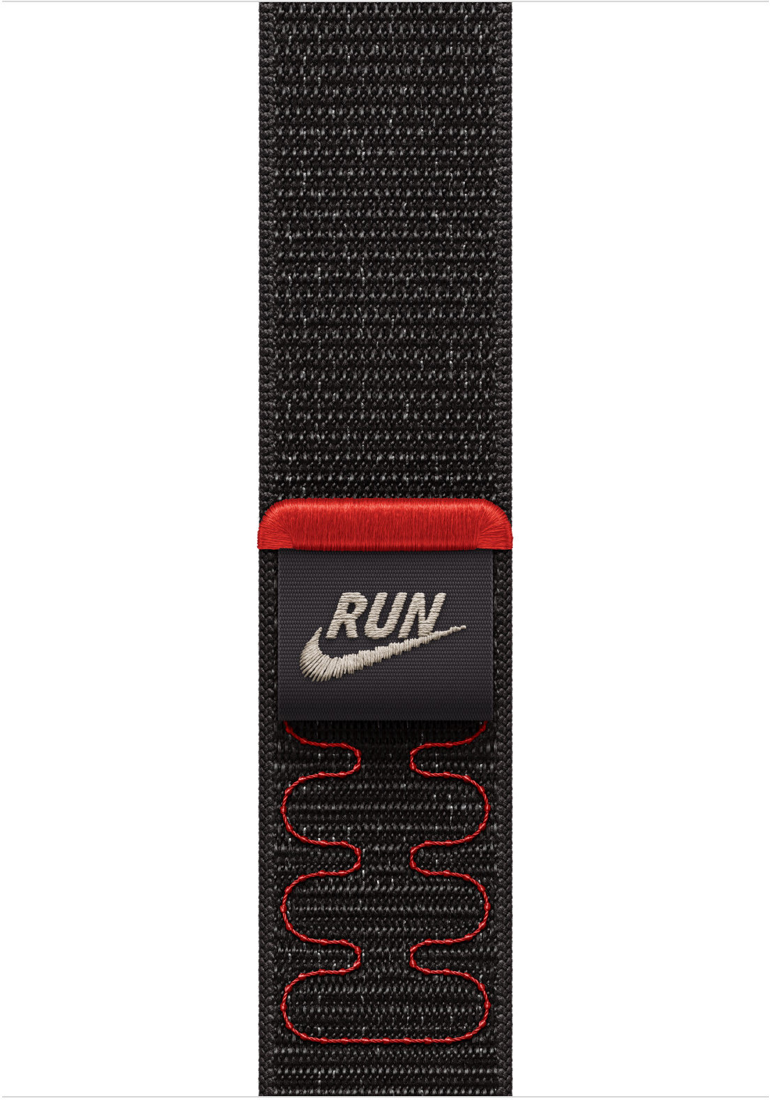 Apple Watch 46mm Midnight Black provlékací sportovní řemínek Nike