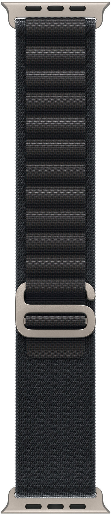 Apple Watch 49mm černý Alpský tah - Medium - provedení z přírodního titanu