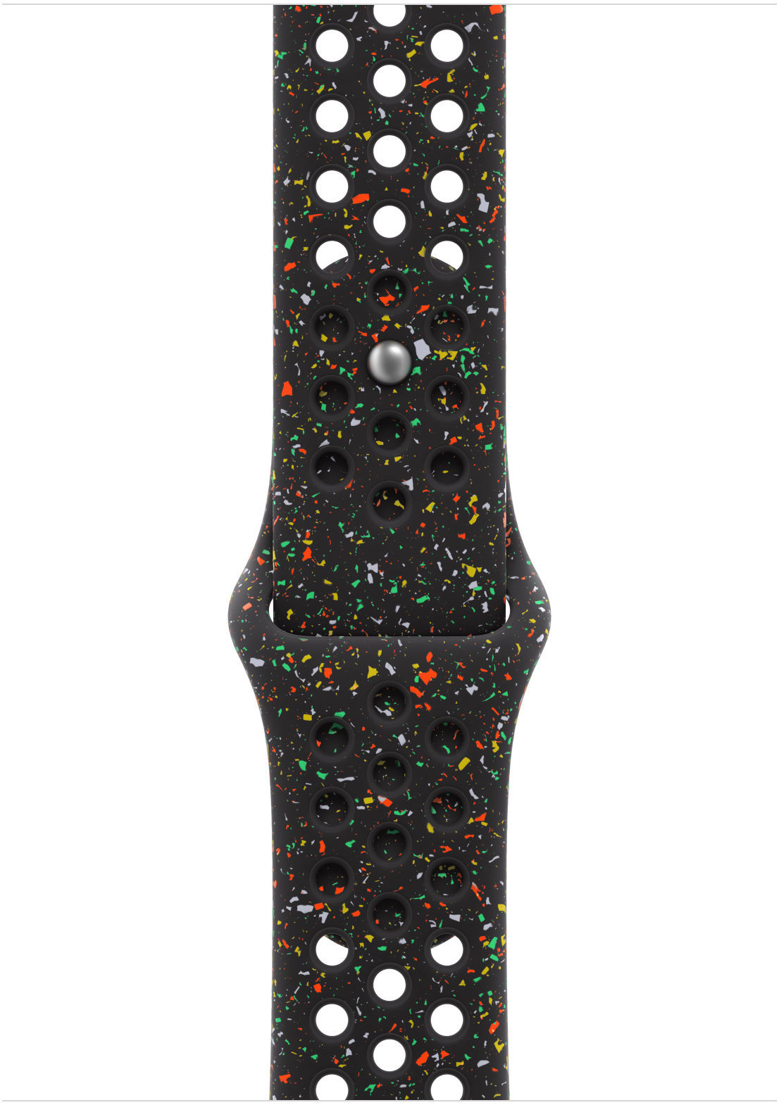 Apple Watch 46mm Midnight Black sportovní řemínek Nike - S/M