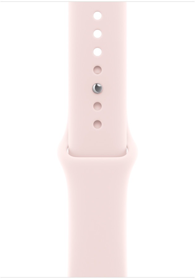 Apple Watch 46mm jemně růžový sportovní řemínek - M/L
