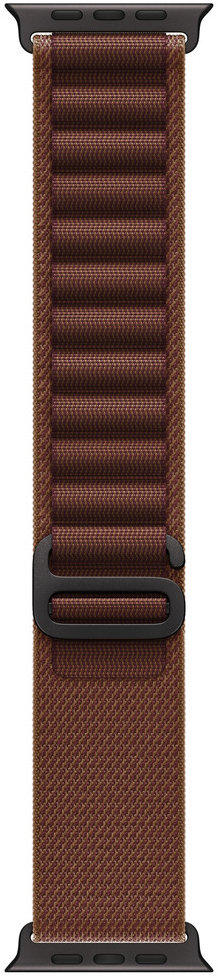 Apple Watch 49mm burgundsky červený Alpský tah - Small - provedení z černého titanu
