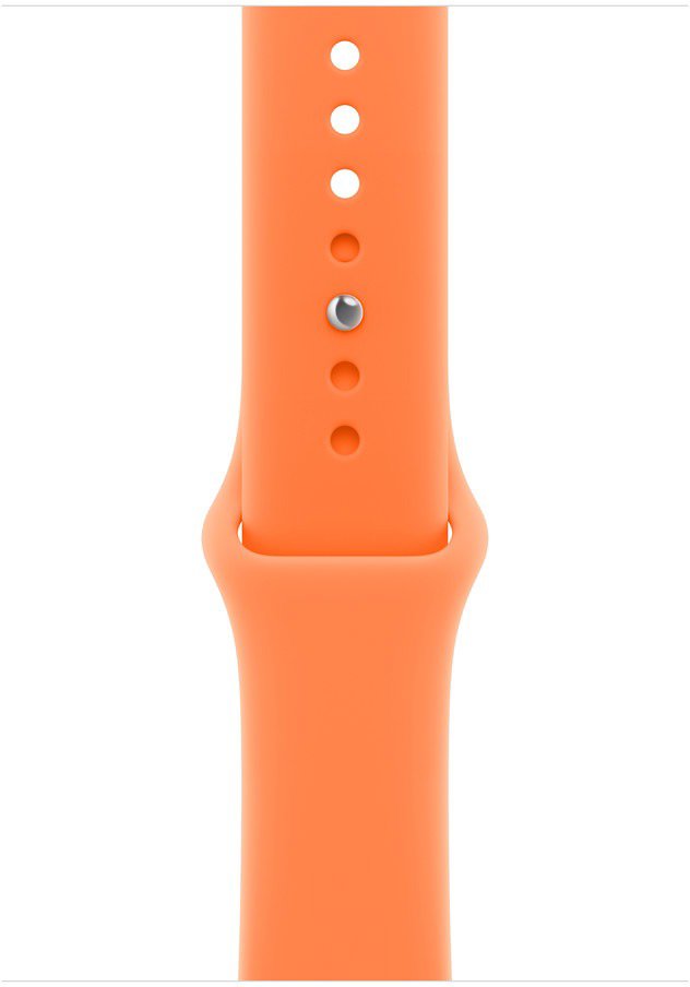Apple Watch 46mm mandarinkový sportovní řemínek - S/M