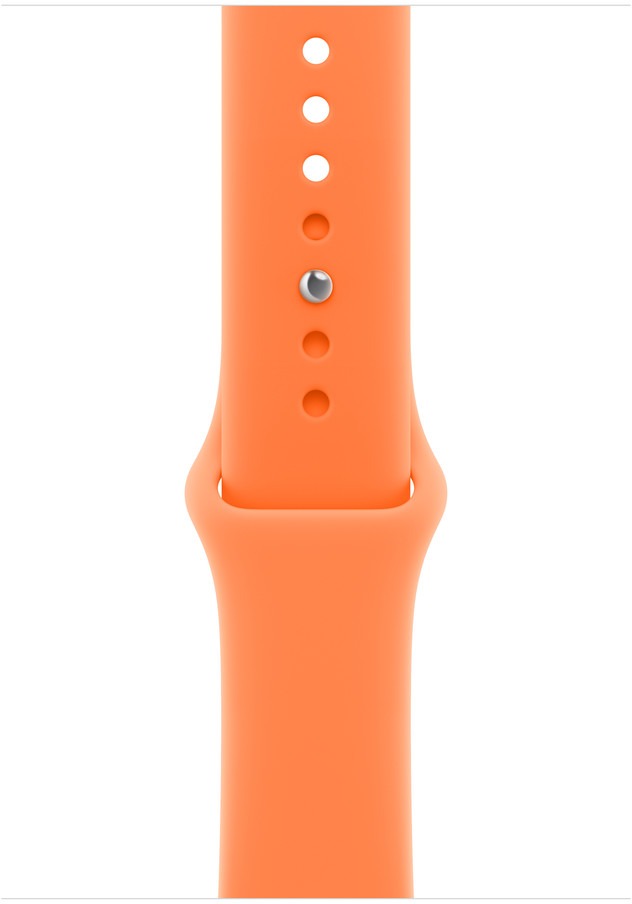 Apple Watch 46mm mandarinkový sportovní řemínek - M/L